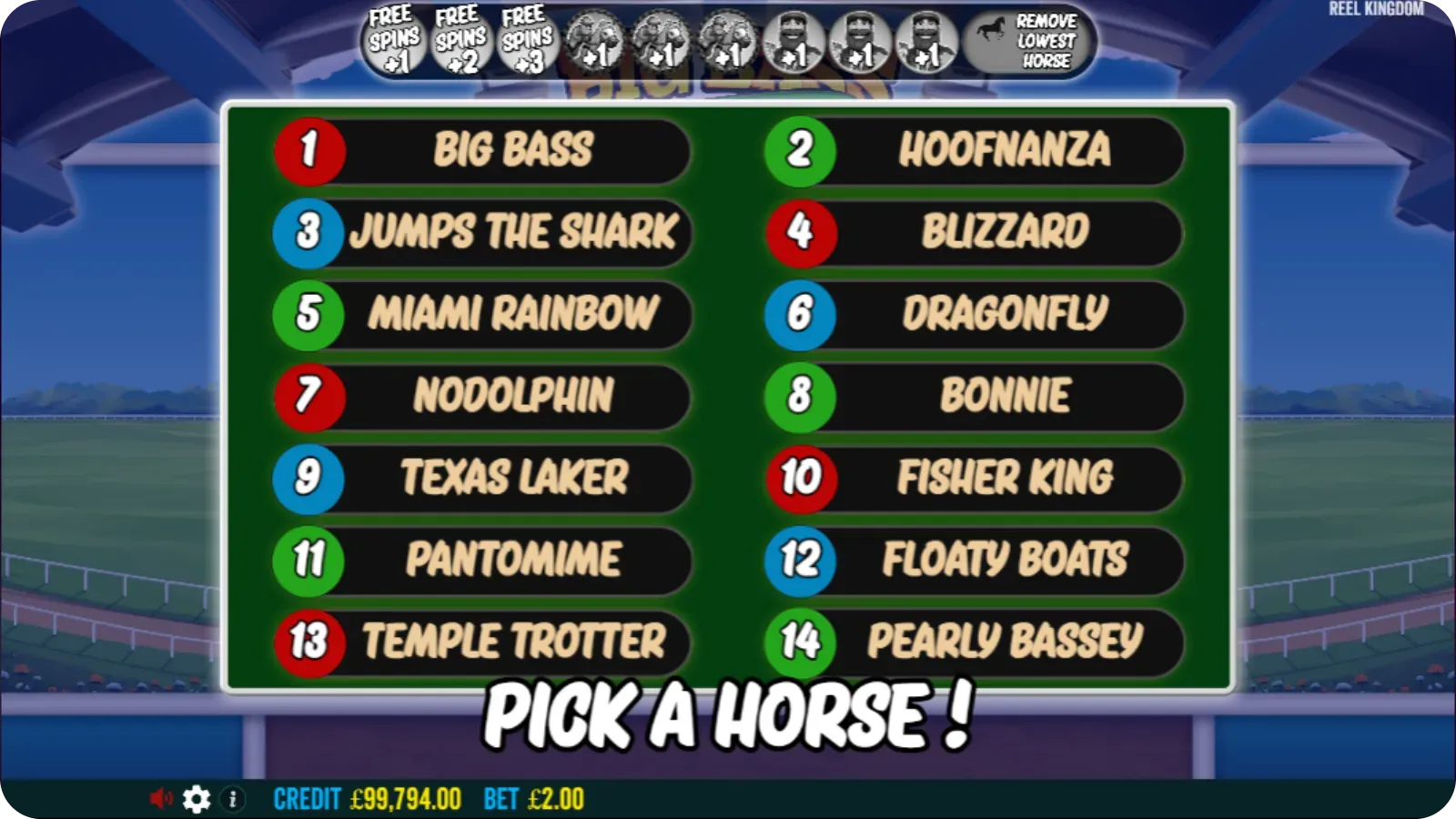 Get Free Spins in Big Bass Day at the Races slot