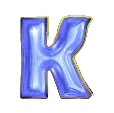 Symbol K in slot